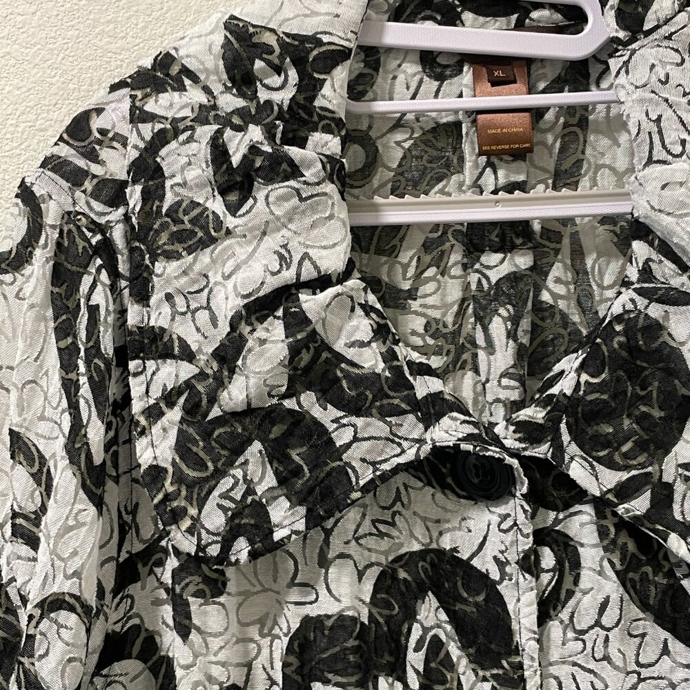 Multiples Button Front Tunic/Lightweight Coat She… - image 6